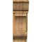 Ekena Millwork Imperial Traditional Rough Sawn Bracket w/ Offset Brace, Western Red Cedar, 8"W x 18"D x 22"H BKT0806X18X22IMP01RWR - alternate 3